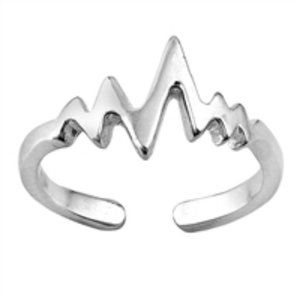 .925 STERLING SILVER HEARTBEAT
